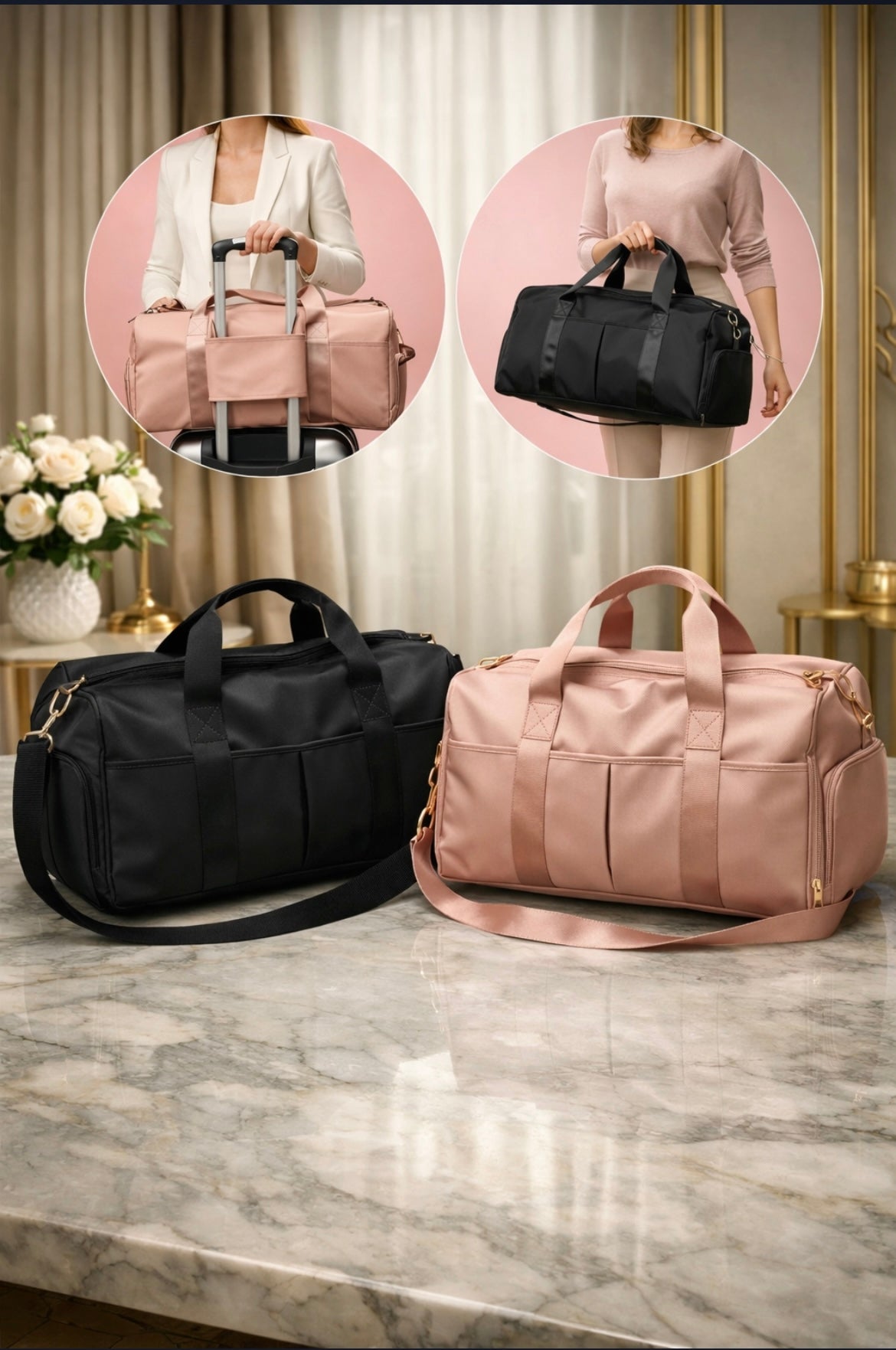Luxe Movement Gear™
 Signature Weekend Duffel