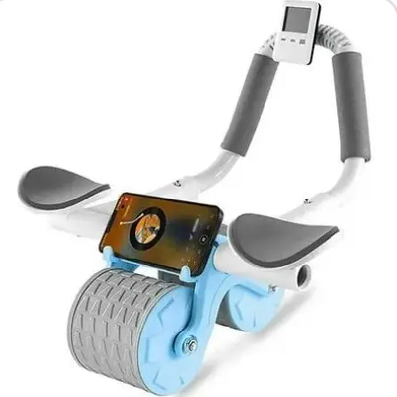 Automatic Rebound Ab Abdominal Exercise Roller Wheel - Core Strength Trainer, Ab Workout Equipment, Dual Wheel Design, Fitness Home Gym Exercise Tool for Abs, Core Ab Roller