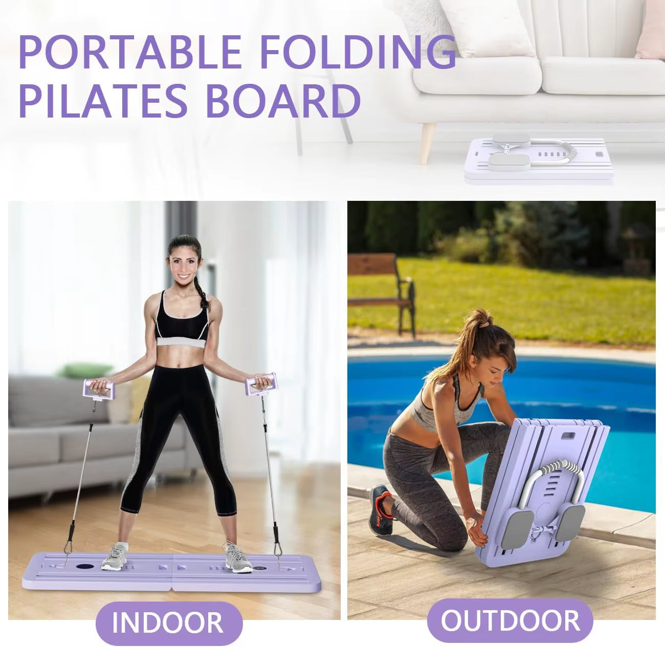 6 in 1 Multifunctional Fitness Board Exercise Pilates Board Push-Up Stand Set Fitness and Muscle Training Device Yoga Workout