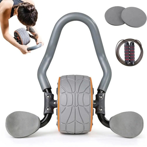 Automatic Rebound Ab Abdominal Exercise Roller Wheel - Core Strength Trainer, Ab Workout Equipment, Dual Wheel Design, Fitness Home Gym Exercise Tool for Abs, Core Ab Roller