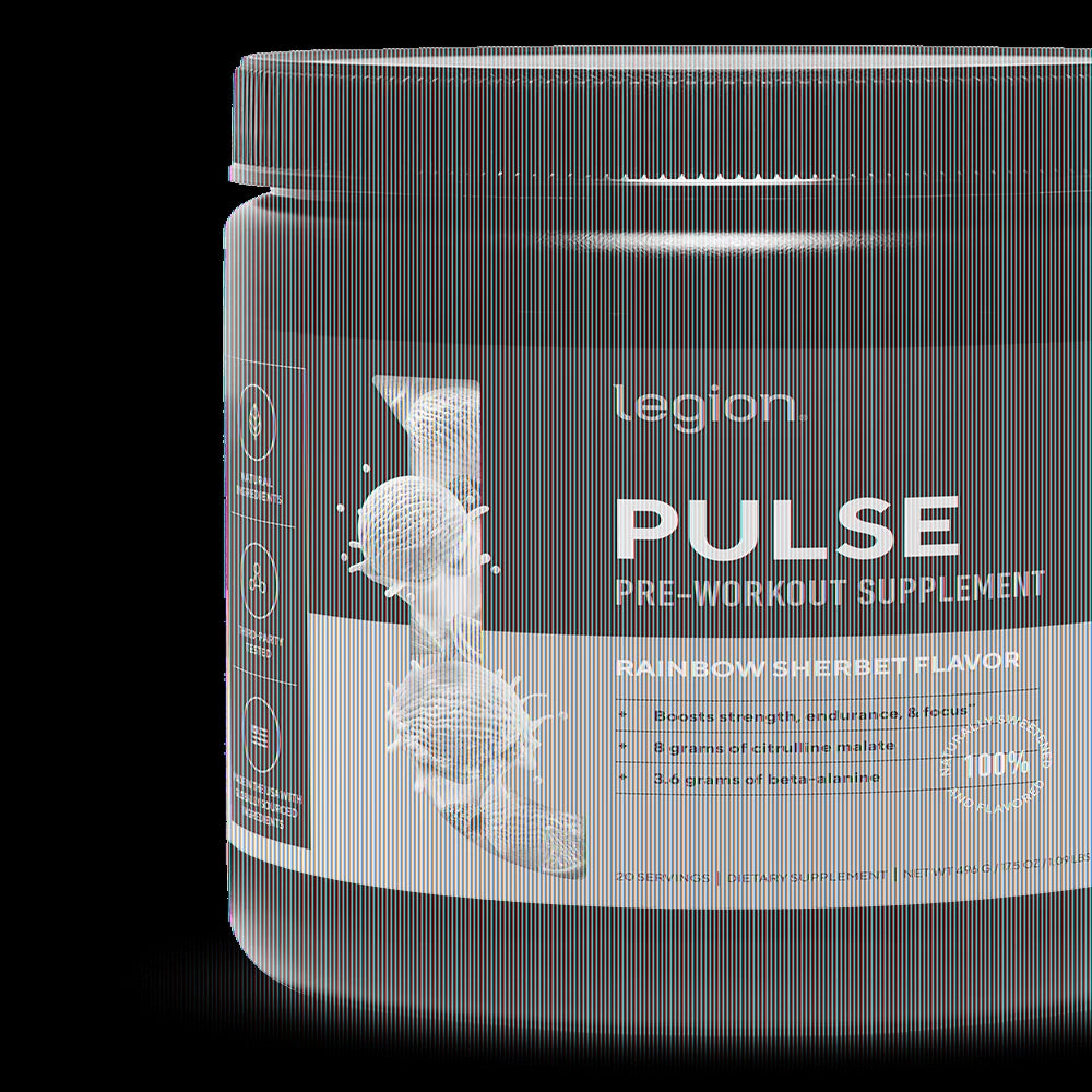 Pulse Pre-Workout Supplement, Pink Lemonade, Naturally Sweetened with No Added Sugar, 350Mg Caffeine, 20 Servings, High Performance Energy & Focus Powder